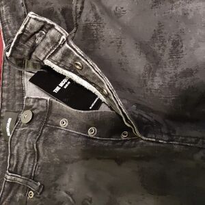 Alexander McQueen Blue Carats Black Skinny Jeans